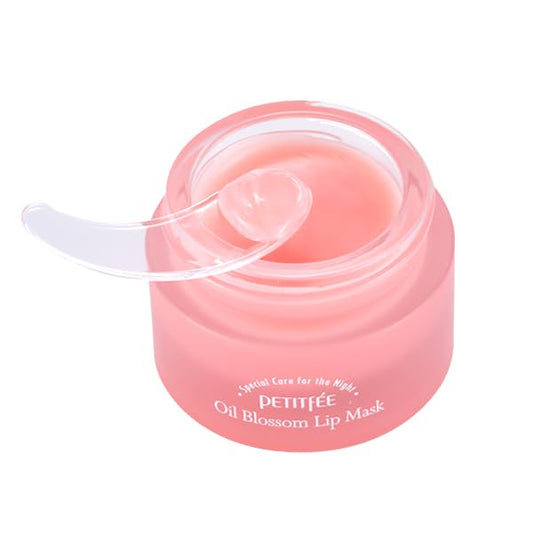 PETITFEE Sleeping Lip Mask Camelia Seed Oil 0.53 Oz. | Day & Night Repairing Balm, Overnight Lip Mask, Lip Treatment for Dull & Dry Lip, Deep Nourishing with Vitamin E, 5 Phyto Oil Complex