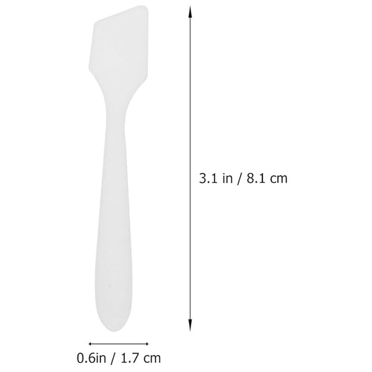 100pcs Face Cream Scoop Makeup Scoop Makeup Spoon Cosmetic Scoop Cosmetic Spatula Face Mask Scoop Face Cream Spatula