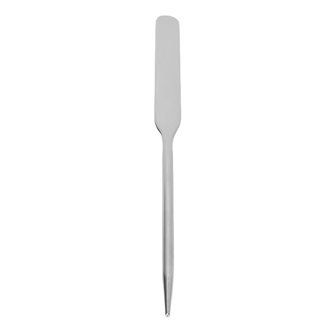 Stainless Steel Makeup Spatula, Liquid Foundation Spatula Stainless Steel Ergonomic Nail Art Stirring Tool Makeup Artist Makeup Tool