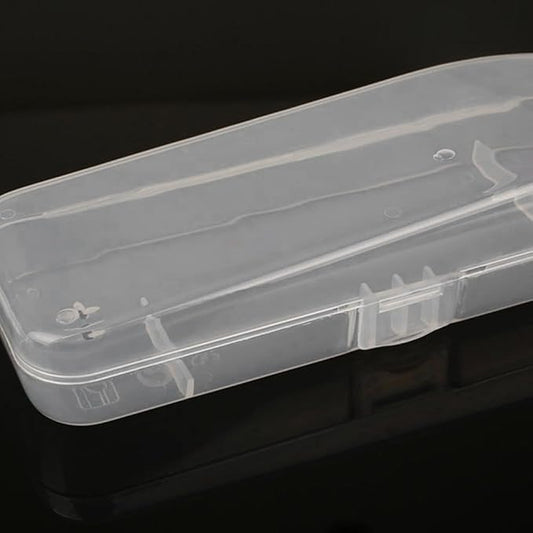 White Transparent Shaving Box for Shaver Razor, Portable Travel Men Manual Razor Protector Plastic Box, Cover Container Storage, Men Shaver Accessories, Shaver Holder Protector Case Organizer