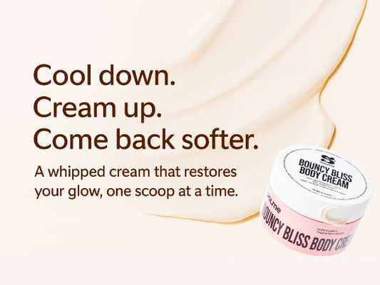 SOLME Brazilian Bum Bum Body Lotion Bouncy Bliss | Skin Tightening Body Butter with Coconut & Jojoba Oil, Collagen & Avocado Extract | Glowing Skin | Peach Vanilla Scent | K-Beauty, 6.76 fl. oz.