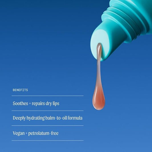 Kinship Supermelt Lip Plumping Jelly Mask - Moisturizing Daily Lip Treatment + Hyaluronic Acid - Hydrating + Exfoliating Lip Gloss - Soft, Smooth, Plump - Quick Melting Balm - Soothe Dry Lips (.3 oz)