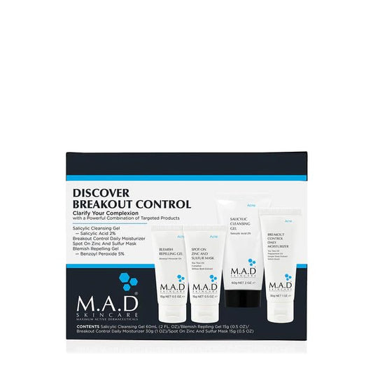 M.A.D Skincare Discover Breakout Control Acne Travel System Set