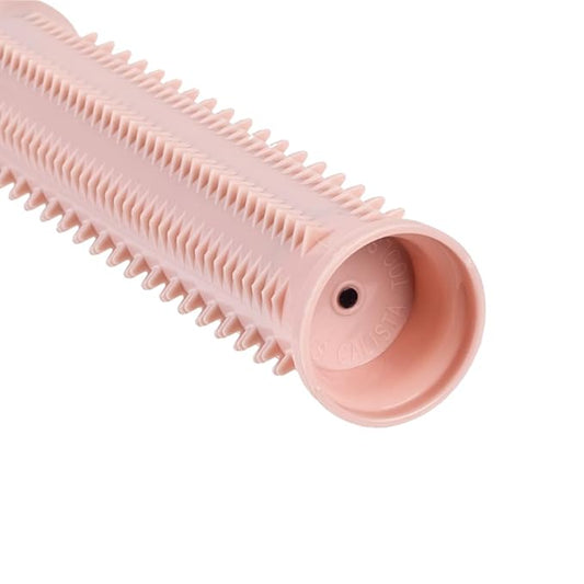CALISTA Ion Hot Rollers for Long Hair | Hair Roller Clips Included | Heats to 230°F | Dual Voltage | Add Hands-Free Curls, Waves, and Volume (Pink, Long - 12)