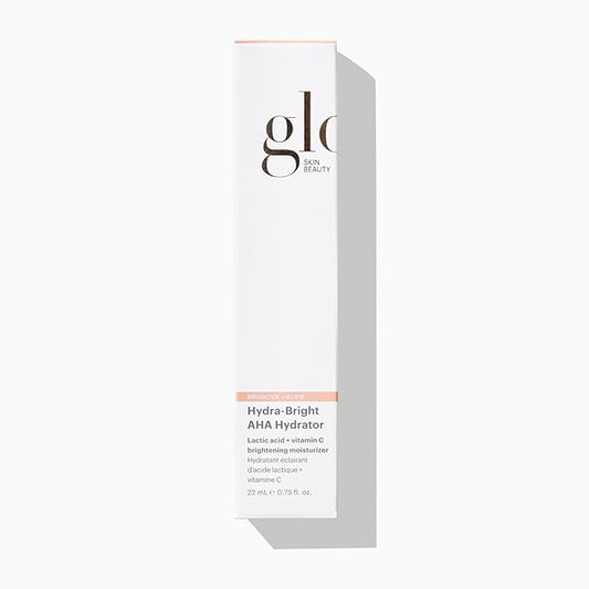 Glo Skin Beauty Hydra-Bright AHA Hydrator, Travel Size - Lightweight, Illuminating Treatment Moisturizer Targets a Brighter, Smoother Complexion (0.75 Fl Oz)