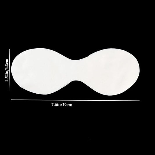 400 Sheets Disposable Eye Mask Paper, Non Woven DIY Eye Paper, Cotton Spa Eye Pads for Facials, Disposable Eye Pillow Covers Moisture Retention
