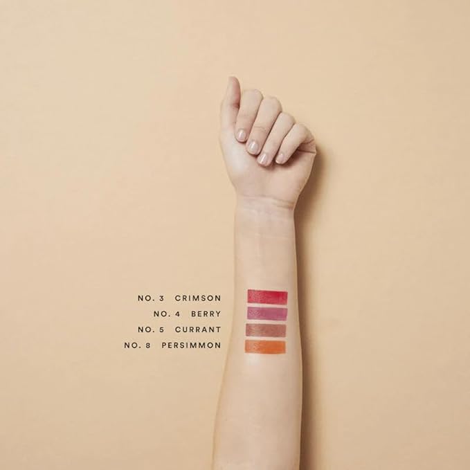 Olio E Osso - Natural Lip + Cheek Balm | Natural, Non-Toxic, Clean Beauty (No. 8 Persimmon, 0.35 oz | 10 g)