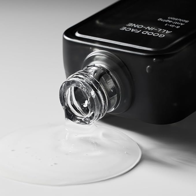 Monsieur J Men's Skin care GOOD FACE All-in-one Set 1+1 140mlx2ea 5 In 1 (Toner+Lotion+Essence+Fluid+Cream),Facial Skincare,Face Moisturizer Lotion,Facial lotion for dry skin,All In One Treatment