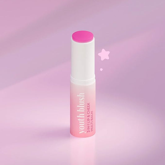 The Crème Shop YOUTH BLUSH 2-In-1 Lip & Cheek Multi-Balm with Face Stick