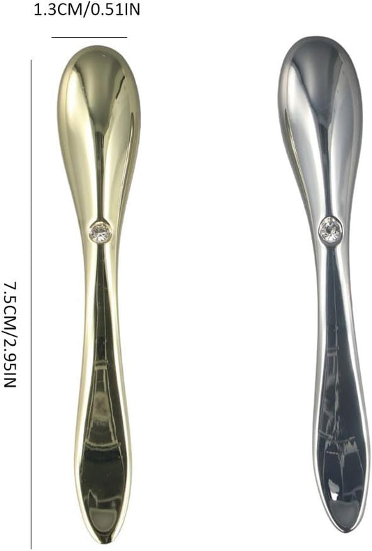 4PCS Eye Cream Applicator,Mini Eye Beauty Apparatus Rolling Massage Stick Cream Mixing Spatula Eye Massager