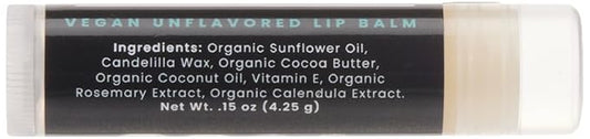 Vegan Lip Balm (3-Pack) (Variety Pack)