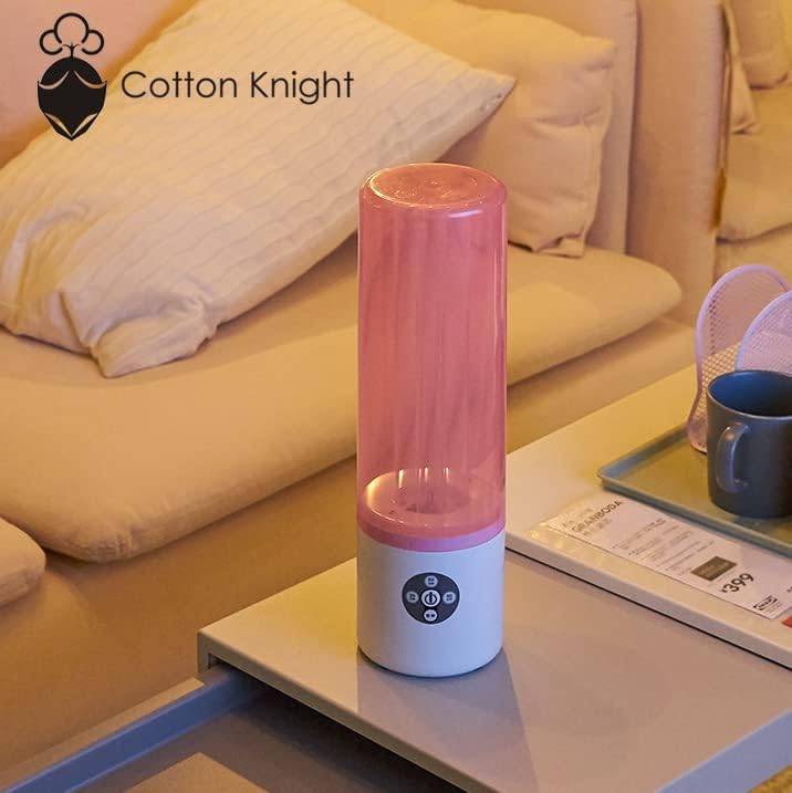 UV Light Sanitizer, 55w 254nm UVC Lamp for Room Surface Disinfection up to 750 sqft, Home/School/Hotel/Travel, Kills Bacteria/Molds/Dust Mites, 1Y warranty (Pink With Ozone)