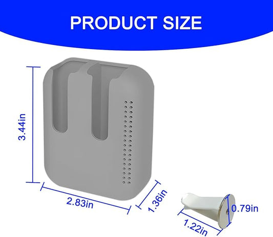 Holder for Car Air Vent, Upright Washable Lip Balm Protector for Women Girls, Auto Interior Space Saving Accessories, Universal for Vehicle, Truck and More(Gray)