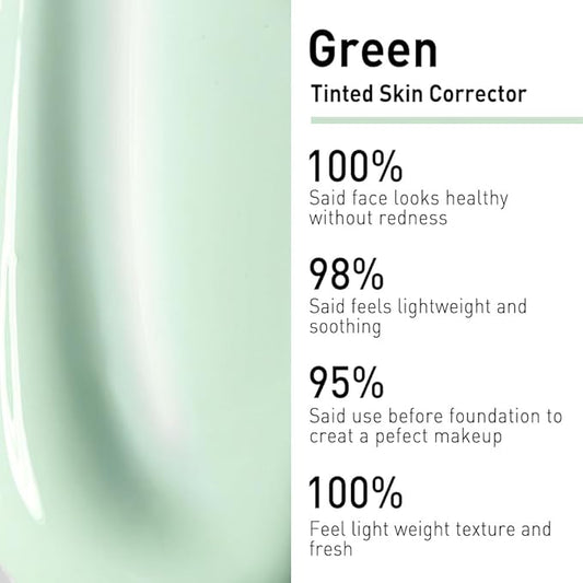 CATKIN Tinted Face Makeup Primer Base for Even Skin Tone, Color Neutralizing, Redness Reduction, Pore Blurring, Infused with Hyaluronic Acid, Soothing and Calming for Sensitive Skin