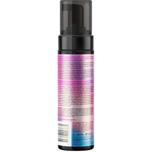 b.tan Dark Self Tanner Mousse | Disco Candy Tan - Best, 1 Hour Express Sunless Tanning Foam, Candy-Scented, Sweat-Proof & Transfer Resistant, No Fake Tan Smell, Vegan, Cruelty Free, 6.7 Fl Oz