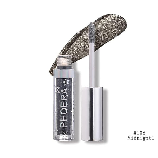 Glitter Eyeshadow,Makeup For Eyes Liquid Shimmer Sparkle Glow Light Colors Pencil Stick Shiny Long Lasting Waterproof Shining Eye Shadow Sets Metallic Pigments Metals Gloss Sparkling Pen Kit (A108)