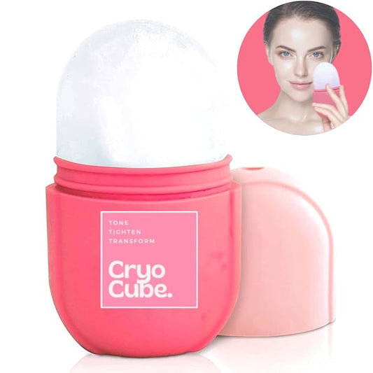 Ice Roller for Face, Eyes and Neck Naturally tone and tighten skin, de-puff eye bags, add a healthy glow Cryotherapy for face and neck which helps enhance skin elasticity (Pack of 1)