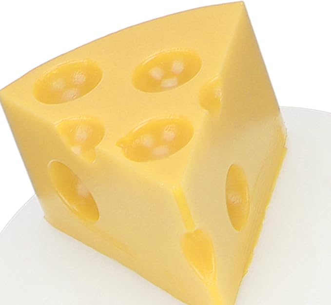 Cheese Shaped Lip Balm, Moisturizing Nourishing Repair Lip Balm, Hydrating Lip Balm for Chapped Cracked Lips 0.3oz(02)