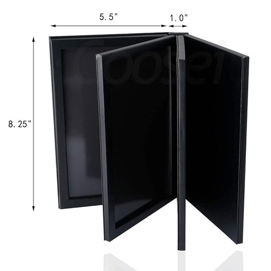 3-Layer Book Shaped Magnetic Eyeshadow Palette Large Empty Makeup Storage Box