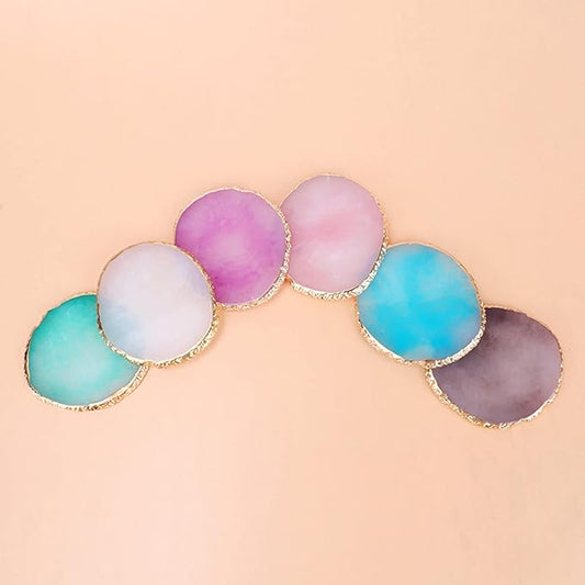 1 Piece Nail Art Palette Nail Polish Palette Mixing Palette Makeup Plate Nail Plates for Nail Art Nail Tip Holder Nail Art Display (1 Brown)