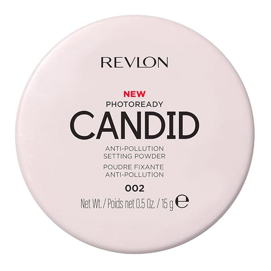 Revlon PhotoReady Candid Setting Powder, with Anti-Pollution, Antioxidant Ingredients, without Parabens, Pthalates and Fragrances; Shade 002 .34 Fluid Oz