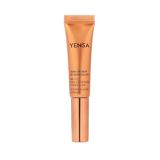 YENSA BC Concealer - Skin Superfood Under Eye, Spot Conceal, Highlight and Contour 0.34 fl oz (Fair Warm)