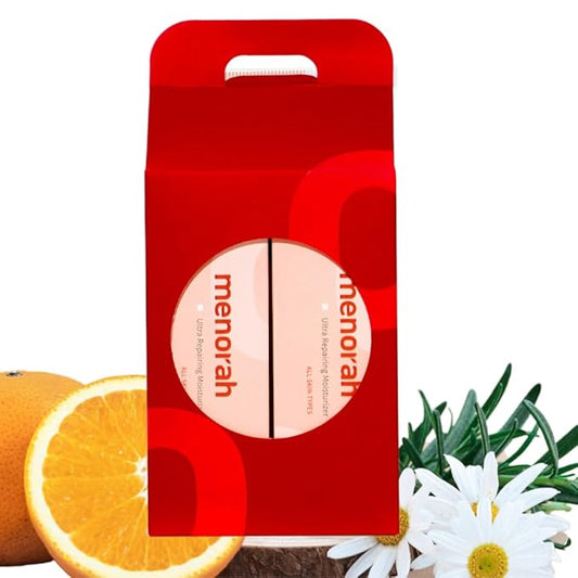 menorah skincare - Ultra Repairing Moisturizer+ Kits, Skincare Set, Rich and Creamy Texture, for Dry to Very Dry Skin, with B3, B5 for Face, Hands, Heels, Elbows Healing