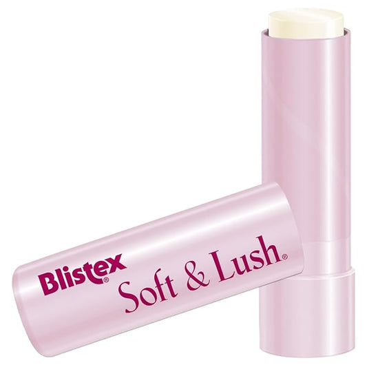 Blistex Soft & Lush Lip Protectant, 0.13 Ounce Tube – Softens & Conditions, Creamy Smooth Texture, Hydrating Lip Balm, Daily Lip Hydration,