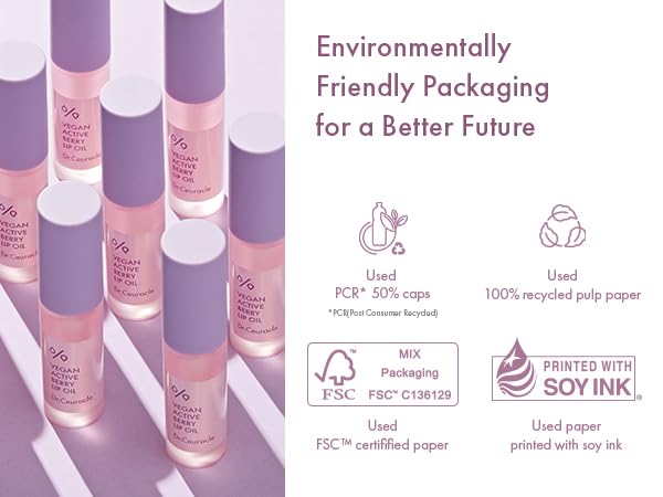 leegeehaam Dr.Ceuracle Vegan Active Berry Lip Oilă…ŁAnti-Aging, Moisturizing, Revitalizing and Glowingă…ŁKorean Tinted Lip Glossă…ŁResveratrol from French Grape for Dry Lips, 0.15 Fl Oz