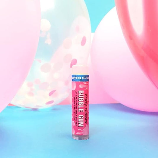 Lip Balm Bubble Gum .15oz (single item) by Crazy Rumors