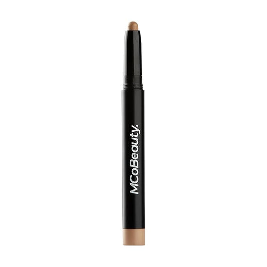MCoBeauty Eyeshadow Stick, Matte, Caramel, Highly Pigmented, Built-in Sharpener, Vegan, Cruelty Free Cosmetics