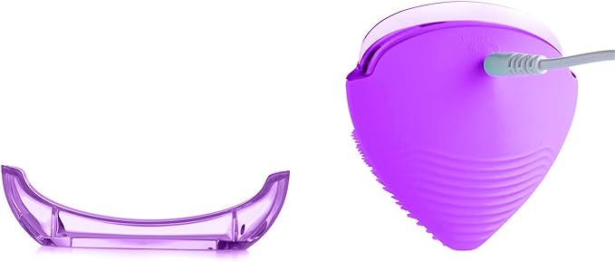 Pop Sonic Strawberry 3 in 1 Skin Exfoliating Cleanser Clean Massage Exfoliate (Purple)