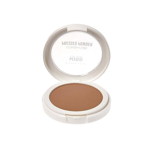 KISS Cover and Care Acne Control Pressed Powder- APP420 (Chestnut)