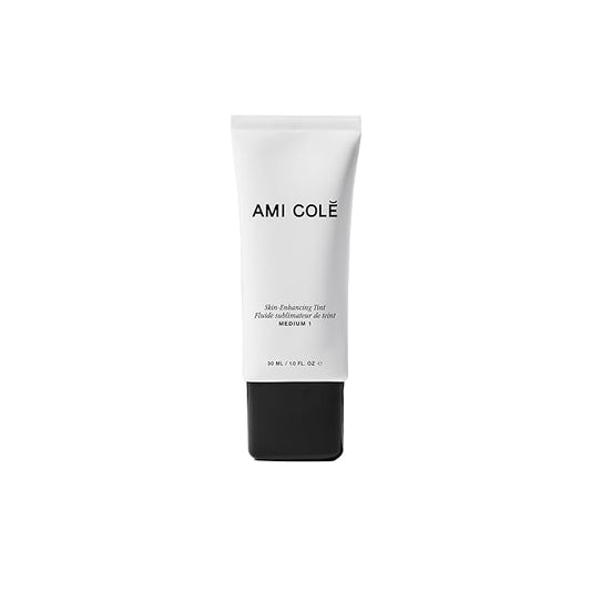 AMI COLÉ Skin-Enhancing Tinted Moisturizer (Medium 1), tinted moisturizer for face, bb cream, skin tint, face makeup