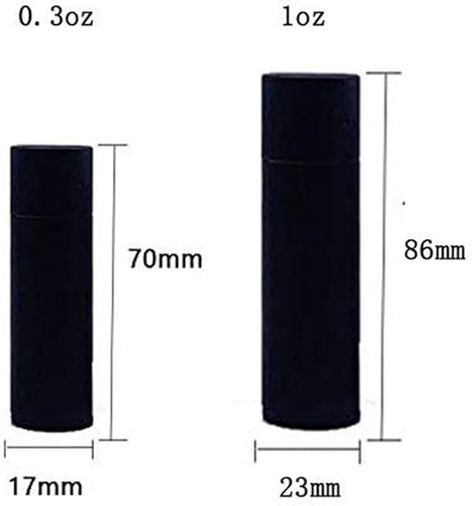 10 Pcs 1oz Cardboard Lip Balm Tubes Kraft Paper Lipstick Tube Empty Lip Gloss Containers Refillable Chapstick Container Round Paper Solid Tube for DIY Cosmetic Samples Lotion Deodorant,Brown