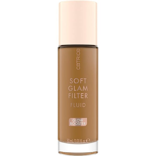 Catrice | Soft Glam Filter Fluid | Luminous Make Up Base & Highlighter for Radiant Complexion | With Vitamin E & Squalene | Vegan & Cruelty Free (80 | Tan - Deep)