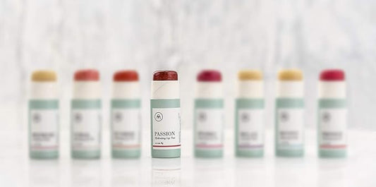 Coconut Matter Lip Balm – Handmade Vegan Coconut Lip Balm with Peach/Red Tint - Hydrating Lip Balm with Natural Coconut Oil, PASSION