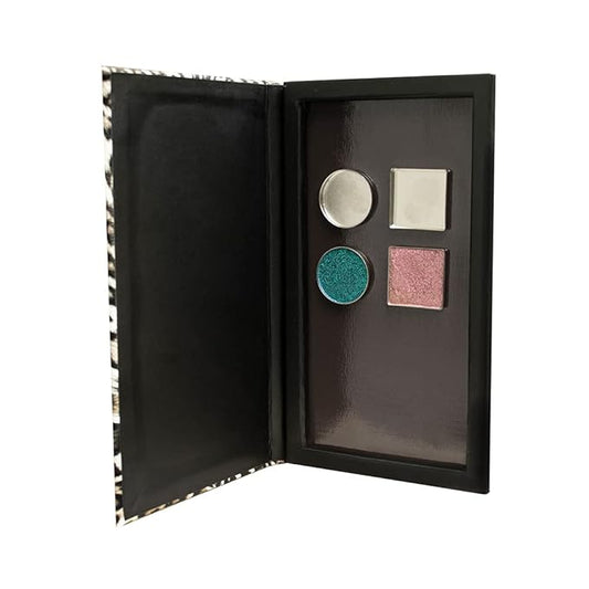 50 Pcs Empty Round Metal Pans, Makeup Palette Pans for Eyeshadow Magnetic Cosmetic Palette Size 26mm (Round - 50 Pcs)