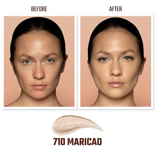 Juvia's Place I Am Magic Velvety Matte Liquid Foundation 710 - Maricao - Very Light w/Neutral Undertone, Makeup Foundation Full Coverage, Lightweight, Long Wear, Velvety Matte Finish