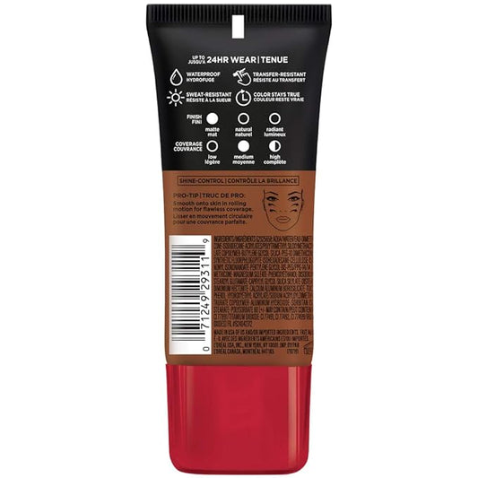 L'Oreal Paris Cosmetics Makeup Infallible Pro-Matte Liquid Longwear Foundation, Cocoa, 1 fl oz