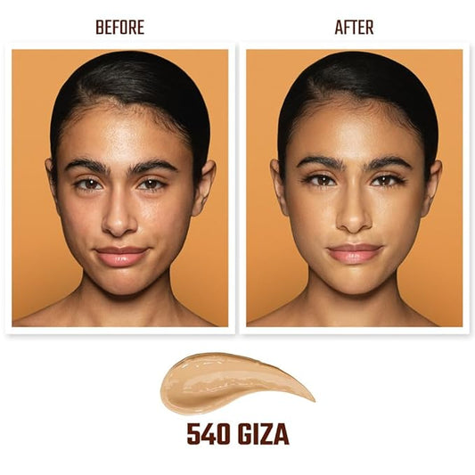 Juvia's Place I Am Magic Velvety Matte Liquid Foundation 540 - Giza - Medium w/Cool, Neutral Undertone, Makeup Foundation Full Coverage, Lightweight, Long Wear, Velvety Matte Finish