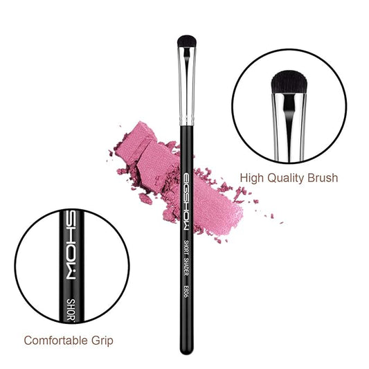 Eyeshadow Smudge Brush, EIGSHOW Short Shader Precision Makeup Brush High-End for Creasing & Cat Eye Makeup, Premium Quality, Cruelty-Free (E806)