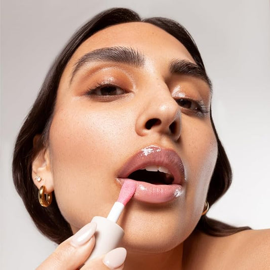 Karuna Skin - Tinted Lip Oil, Soothing & Moisturizing Lip Products with Peptides, Antioxidants, Hydrating Flattering Vegan Lip Tint, Float, 4.8 mL/0.16 fl. oz