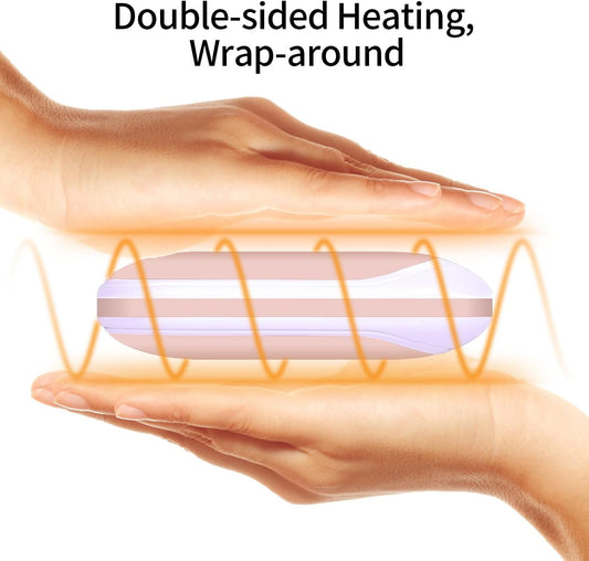 Karecel Hand Warmer Rechargeable, 5200mAh Electric Hand Warmer & Power Bank, Double-Sided Heating, USB Quick Charge, Portable Pocket Heater Handwarmer for Women Mens Gifts, Camping, Winter Sports