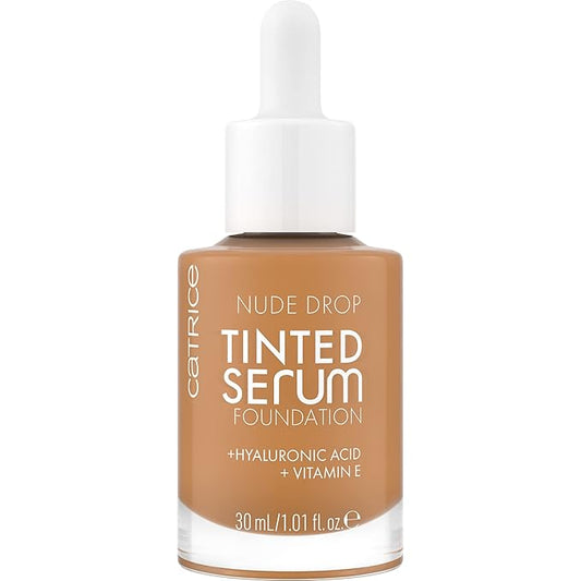 Catrice | Nude Drop Tinted Serum Foundation | Lightweight, Hydrating, Buildable Coverage | Enriched with Hyaluronic Acid & Vitamin E | Vegan & Cruelty Free (075C)