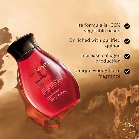 Nativa SPA by O Boticario Plum Body Oil, Enriched with Purified Quinoa Drops to Boost Hydration, 6.8 Ounce