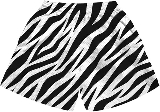 Fashion Funny Animal Printing Swim Trunks 5 inch Inseam Quick Dry Active Board Shorts for Men