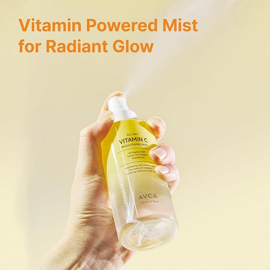 AVCA Vitamin C Face Mist – Hydrating & Brightening Spray for Glowing Skin (5.07oz)