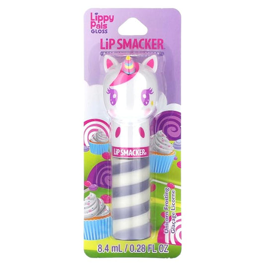 Lip Smacker Lippy Pals Swirls Unicorn, Flavored Moisturizing & Smoothing Soft Shine Lip Balm, Hydrating & Protecting Fun Tasty Glossy Finish, Cruelty-Free & Vegan - Unicorn Frosting