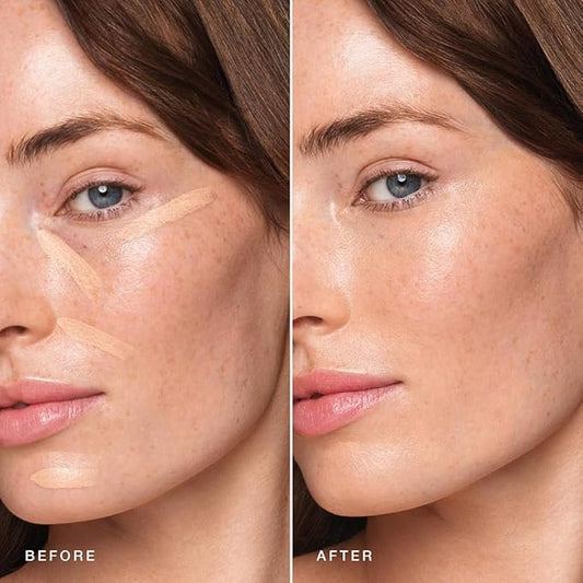 Jouer Essential High Coverage Concealer Pen - Under Eye Concealer for Dark Circles - Brightening Makeup for Eye Circles - Color Corrector Eye Primer with Hyaluronic Acid and Vitamin E